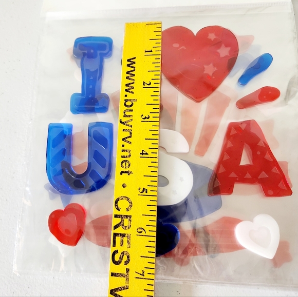 3PCS Patriotic Window Gel Clings - Picture 6 of 6